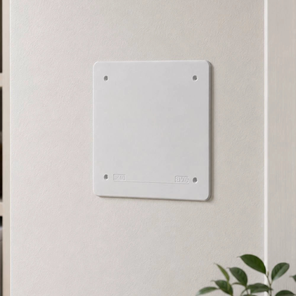 Coperchio di finitura ip40 antiurto per scatola da incasso