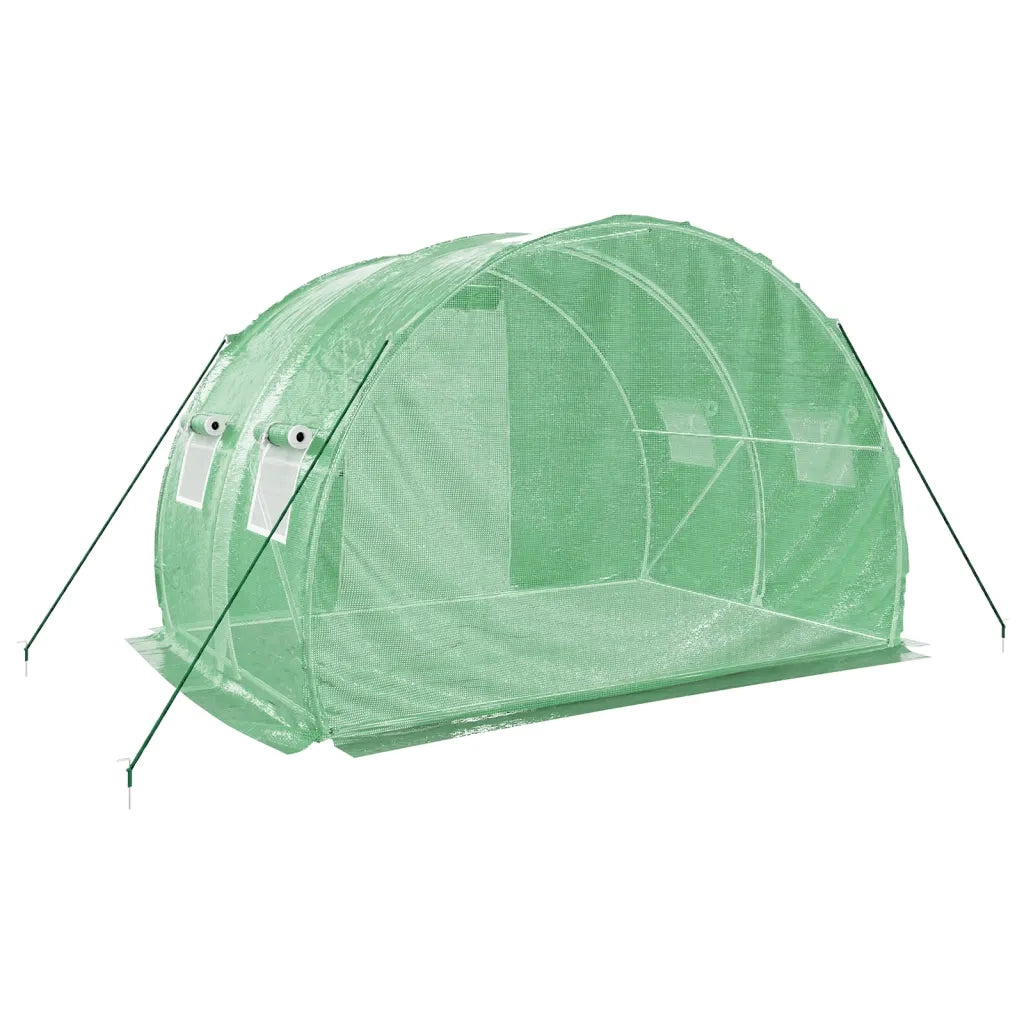 Serra con Telaio in Acciaio Verde 6 m2 3x2x2 m CFW1232171