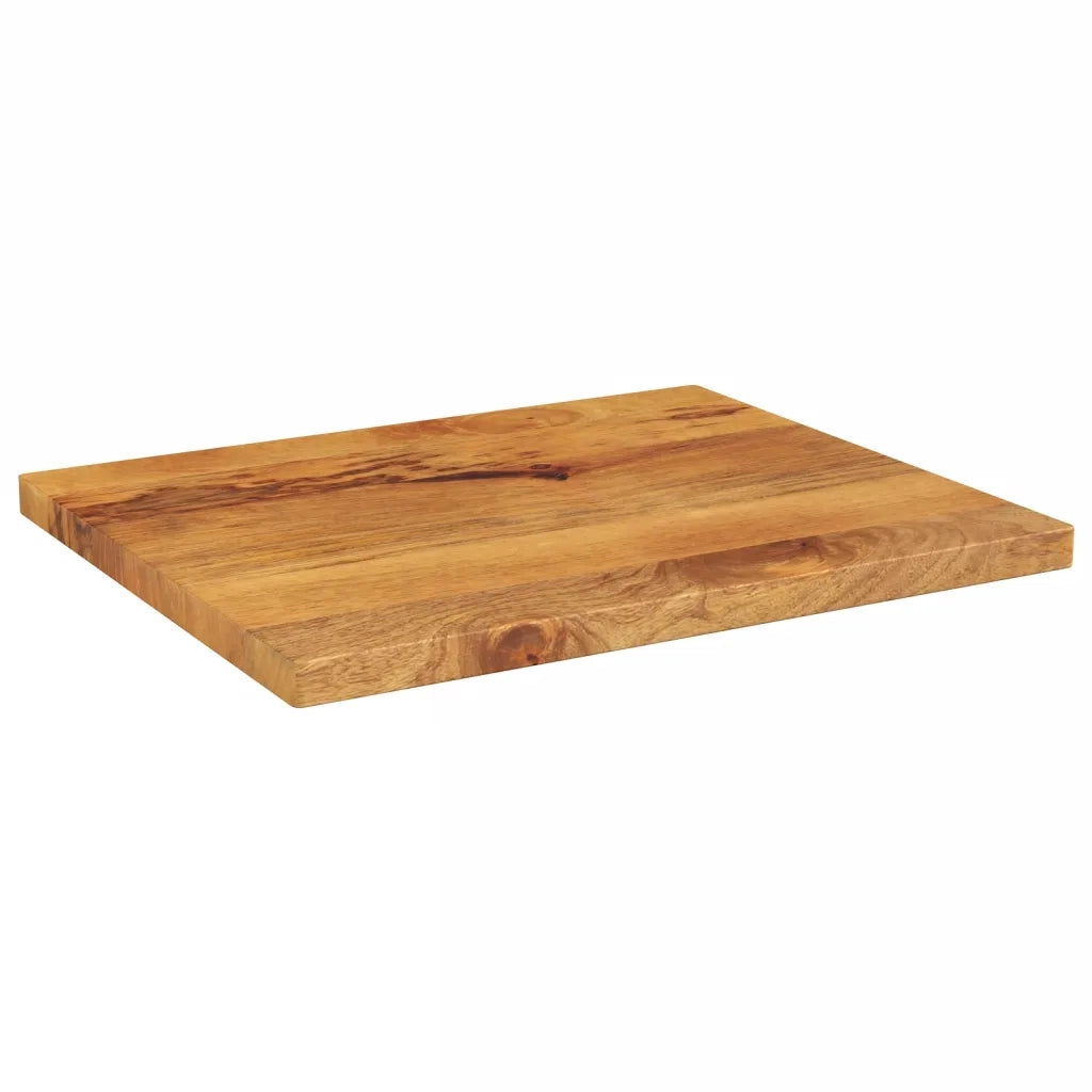 Piano per Tavolo 60x50x2,5 cm Rettangolare Legno Massello Mango 371587
