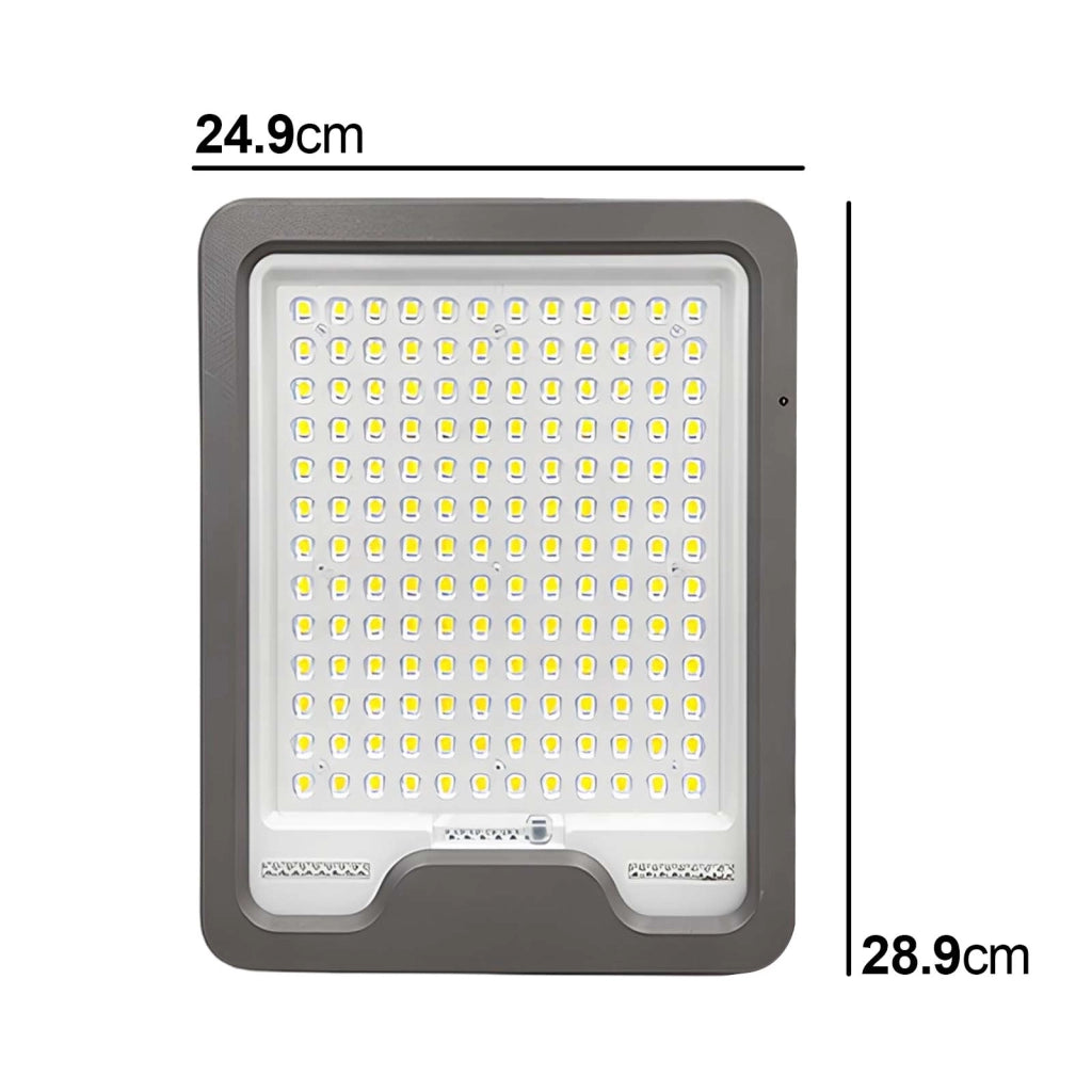 Proiettore Solare LED 16 W con Pannello Solare 20 W e Rilevamento Automatico Grigio Avizar