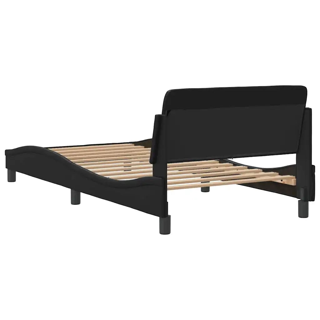 Giroletto Dover Nero 100x190 cm in Similpelle 373269