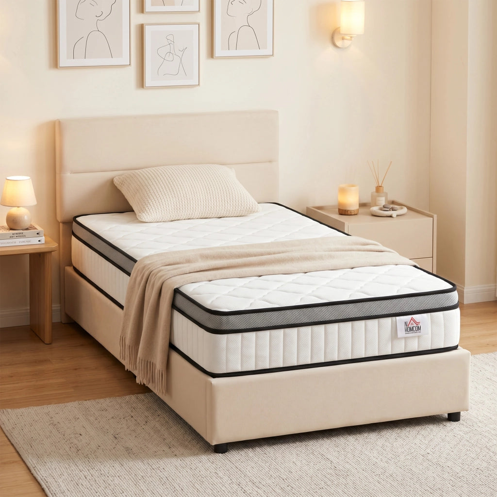 Materasso a molle ensacchate 7 zone con memory foam e gel rinfrescante ¨C Xylo ¨C 90x190 cm 20 cm