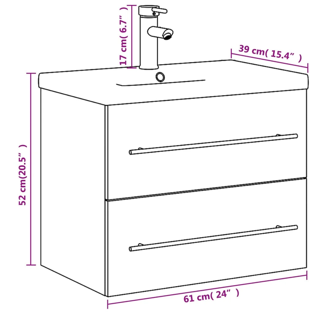 Mobiletto da bagno sospeso 60 x 38,5 x 48 cm con pratico vano contenitore stile moderno legno bianco 02_0055538