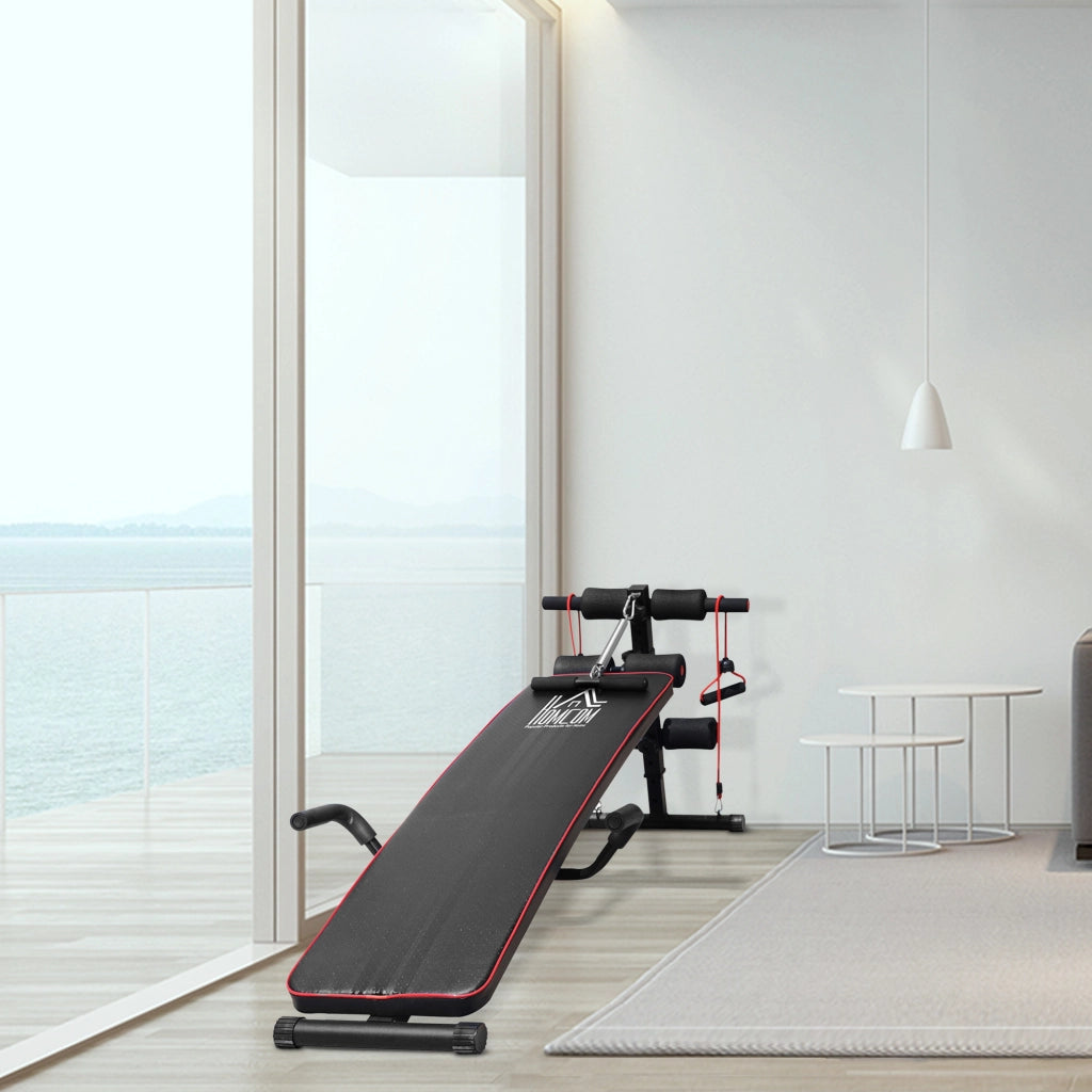Panca Sit Up Regolabile Multifunzione ¨C zephmum ¨C Con Fissaggio Gamba 4/5 Posizioni