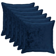 Federa 6 pcs HOUTEN Blu navy 55 x 55 cm Flanella 920582