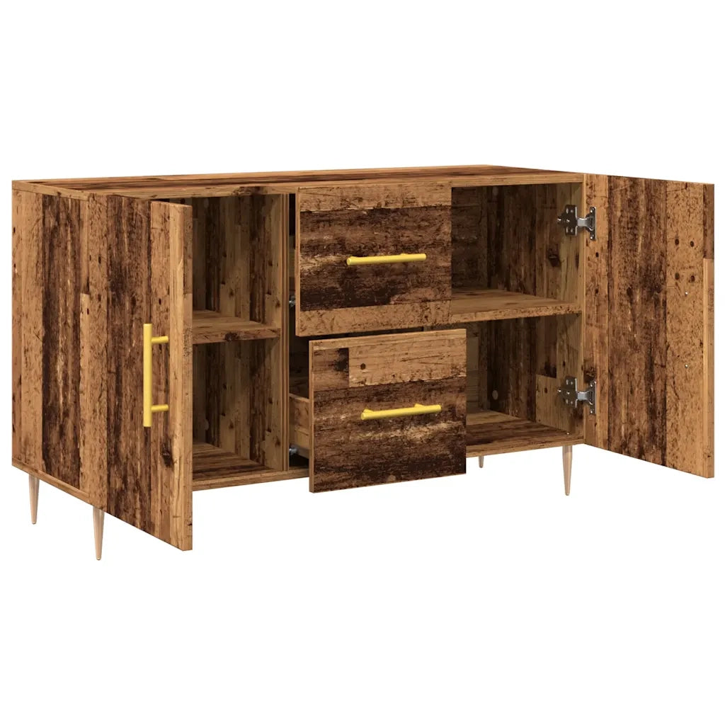 Credenza Legno Antico 100x36x60 cm in Legno Multistrato 857318