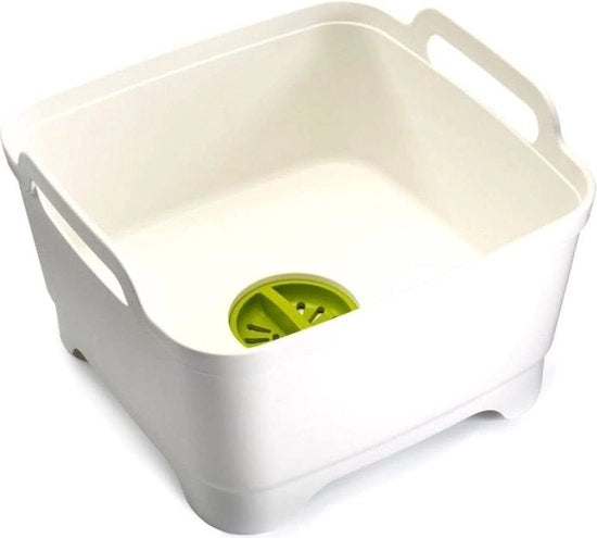 Lavastoviglie con maniglie e dispositivo di scarico - 9 litri - bianco - verde
