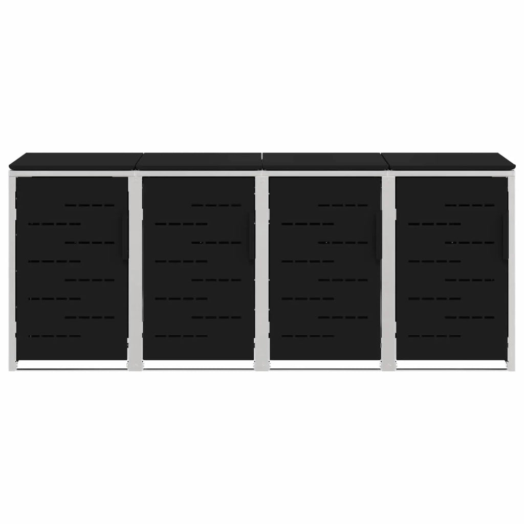 Stoccaggio contenitore a ruote Nero 276 x 77,5 x 112,5 cm 3422239