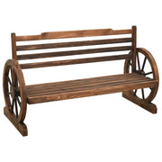 Panca da giardino mobili da esterno terrazza 112 x 61 x 78 cm legno massello di abete 02_0011176
