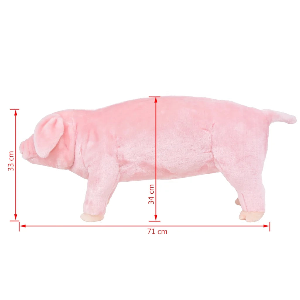 Maialino in Peluche in Piedi Rosa XXL CFW8060611