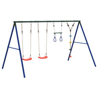 Set Gioco da Esterno con Altalene Trapezio e Altalena a Disco 3283626
