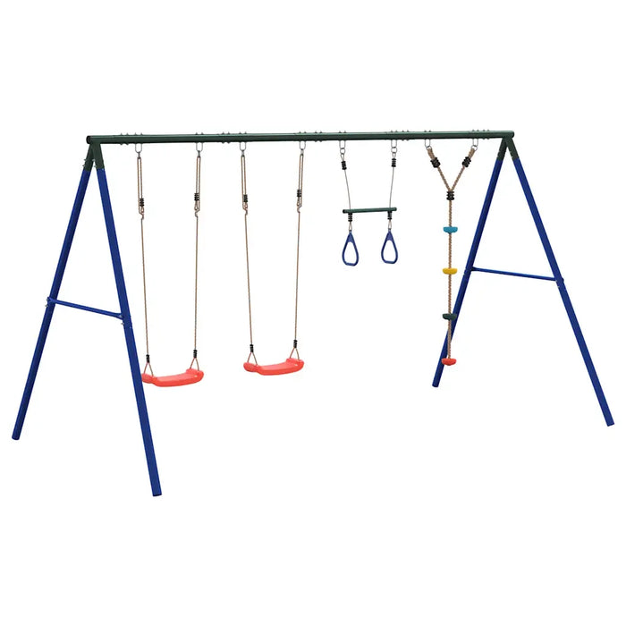 Set Gioco da Esterno con Altalene Trapezio e Altalena a Disco 3283626