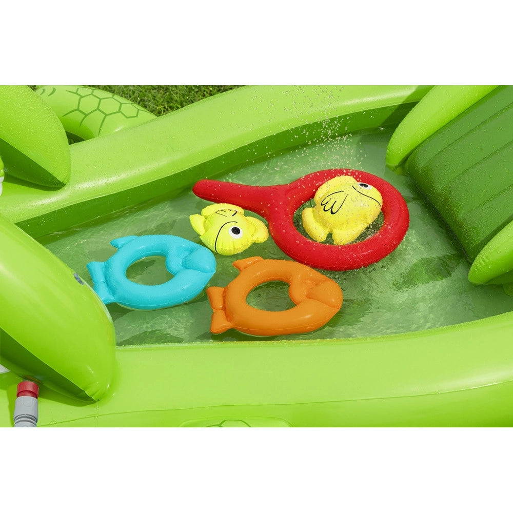 Trade Shop - Centro Giochi Acquatico Gonfiabile Piscina A Forma Di Coccodrillo 234x163x87cm 53169 -