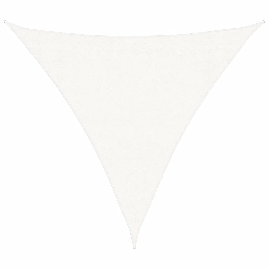 Vela Parasole-Telo Ombra-Vela Ombreggiante 160 g/m2 Bianca 3x3x3 m in HDPE