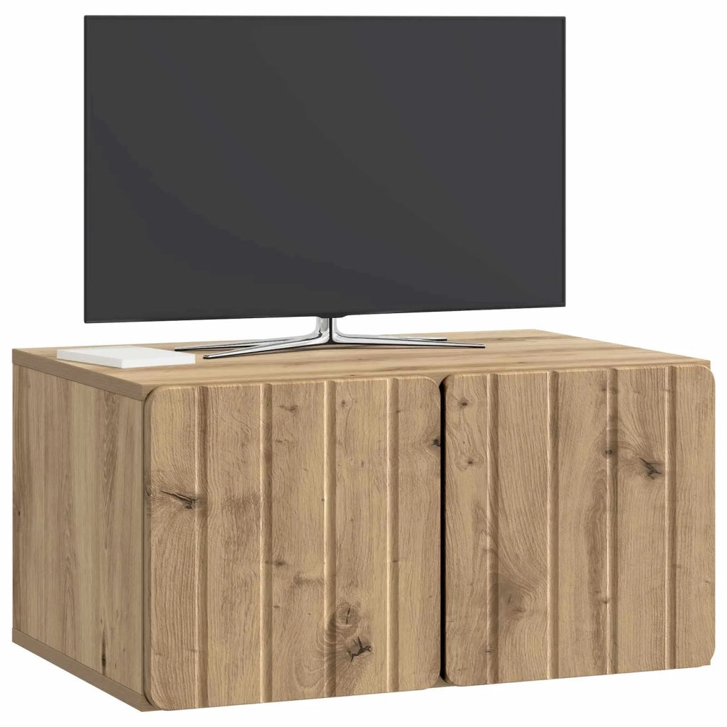 Mobile Porta TV da Muro Rovere Artigianale 59,5 x 41 x 30 cm 898344