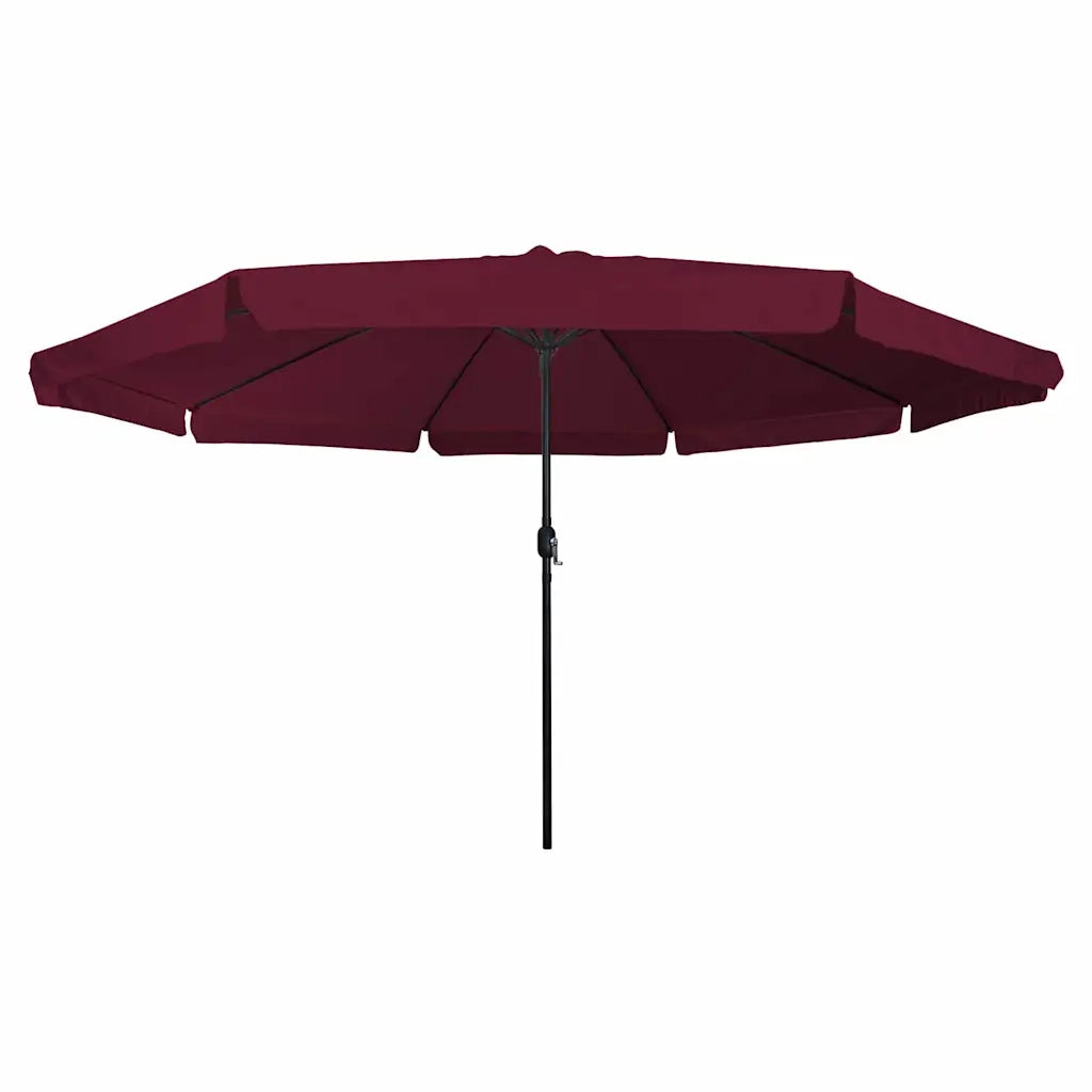 Ombrello da giardino Rosso Bordeaux 394 x 394 x 248 cm 42003640