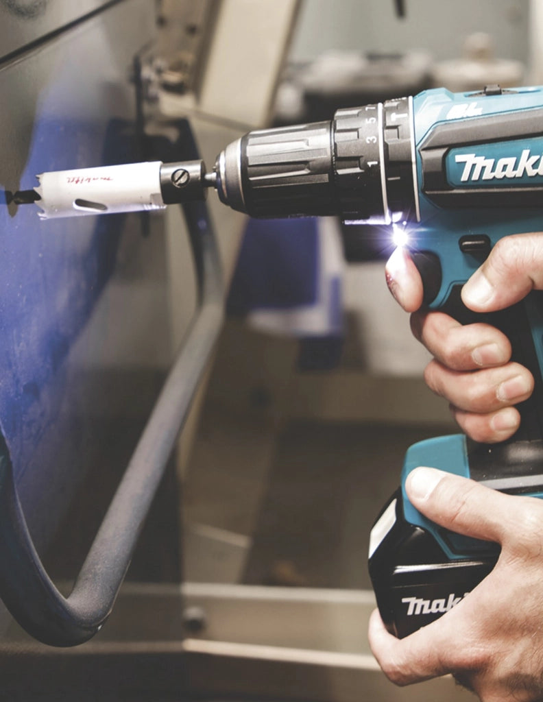 Trapano a Percussione MAKITA DHP485RTJ (2 x 5,0 Ah + DC18RC + MAKPAC 2)