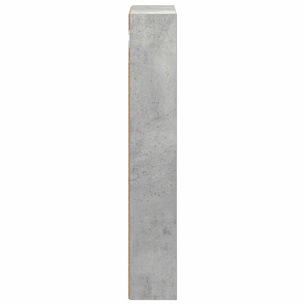 Armadio da bagno a muro Grigio Cemento 30 x 10 x 60,5 cm 889322
