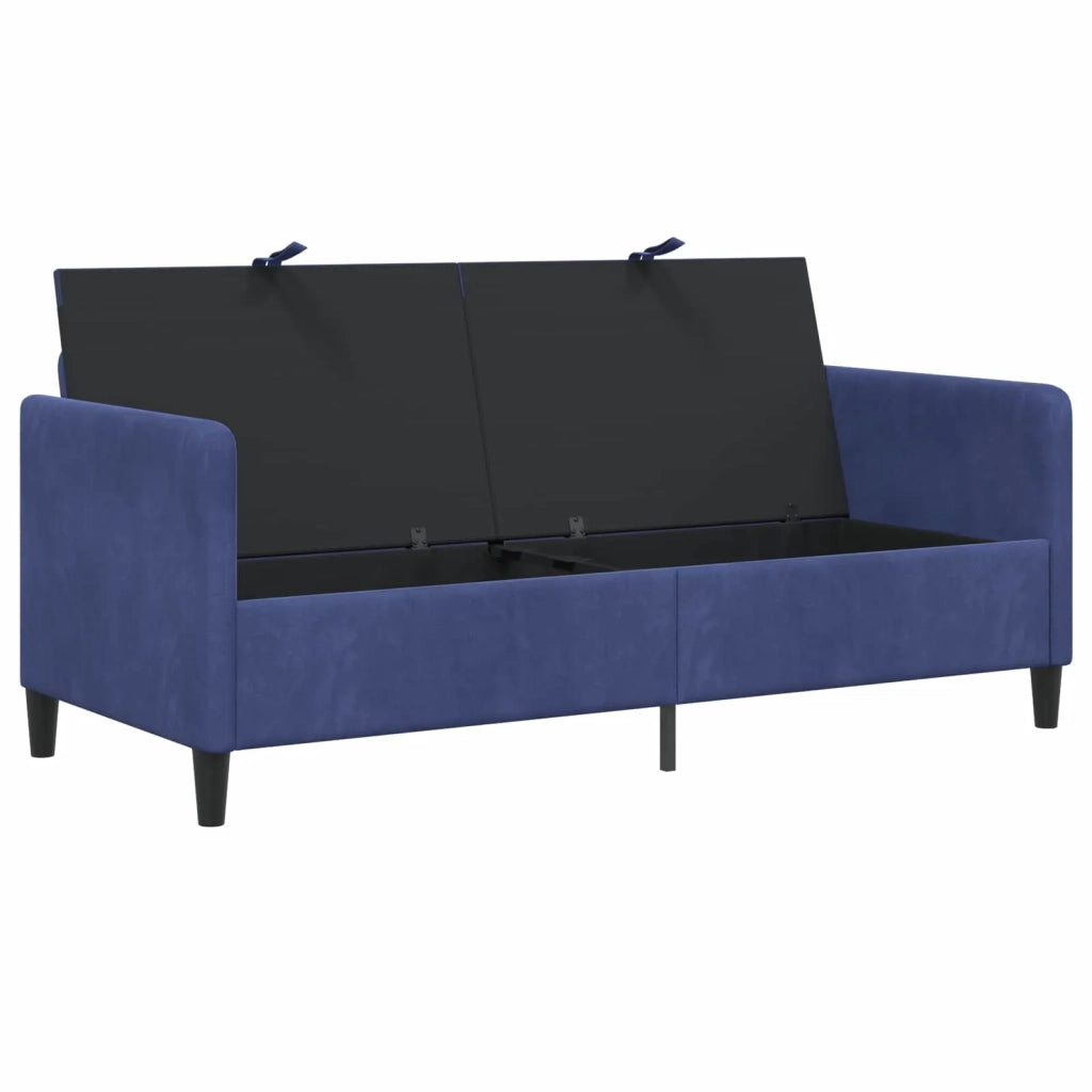 Divano con Storage Blu Polizia 172 x 78 x 87 cm Poliestere 42036973
