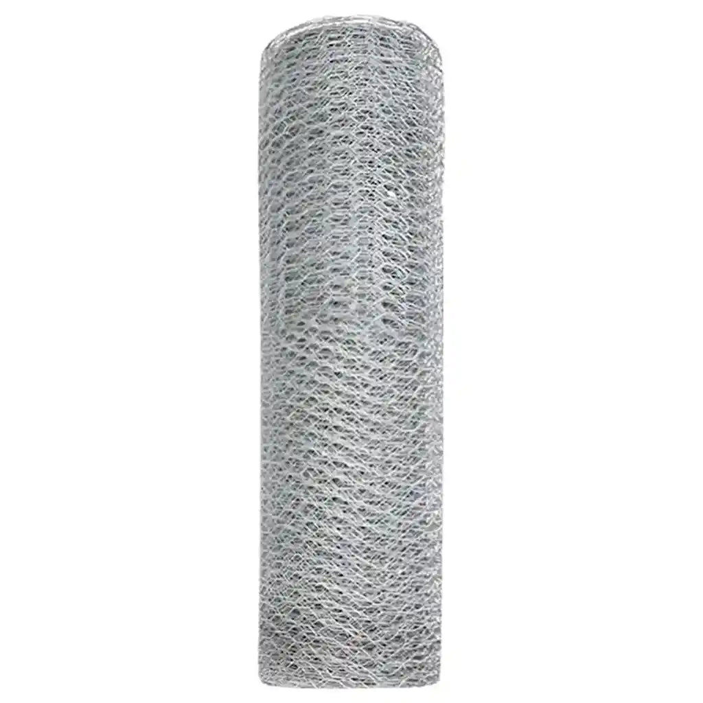 Recinzione Esagonale Argento 0,4 x 50 m Acciaio zincato 42005702