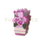 MINI PROFUMATORE PRIMULA  IN CRISTALLO ACRILICO DECORATO FUXIA FRAGRANZA BY CHIARA FIRENZE ANIMA 50ML
