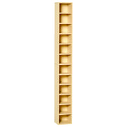 Libreria Porta CD a 12 Ripiani per 204 CD ¨C zephmum ¨C MDF Truciolato Legno 21x20x175 cm