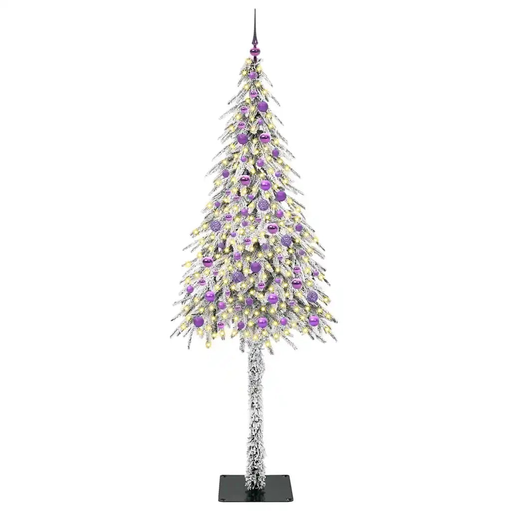 Albero di Natale con 300 LED Bianco 210 cm PE e Acciaio 3396248