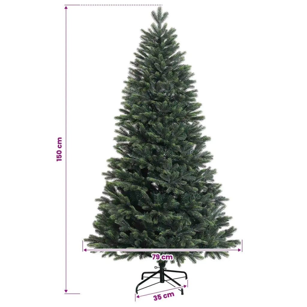 Albero di Natale Artificiale con Rami Pieghevoli 150 cm 42055578