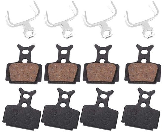Pads di frenata - 4 pezzi - Adatti per R1/R1R/RO/RX/T1 - Elevato livello di qualità - Nero - Prestazioni stabili - Frizioni