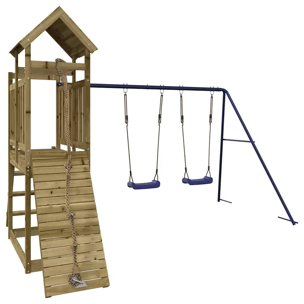 Set da Gioco da Esterno in Legno di Pino Impregnato CFW8621385