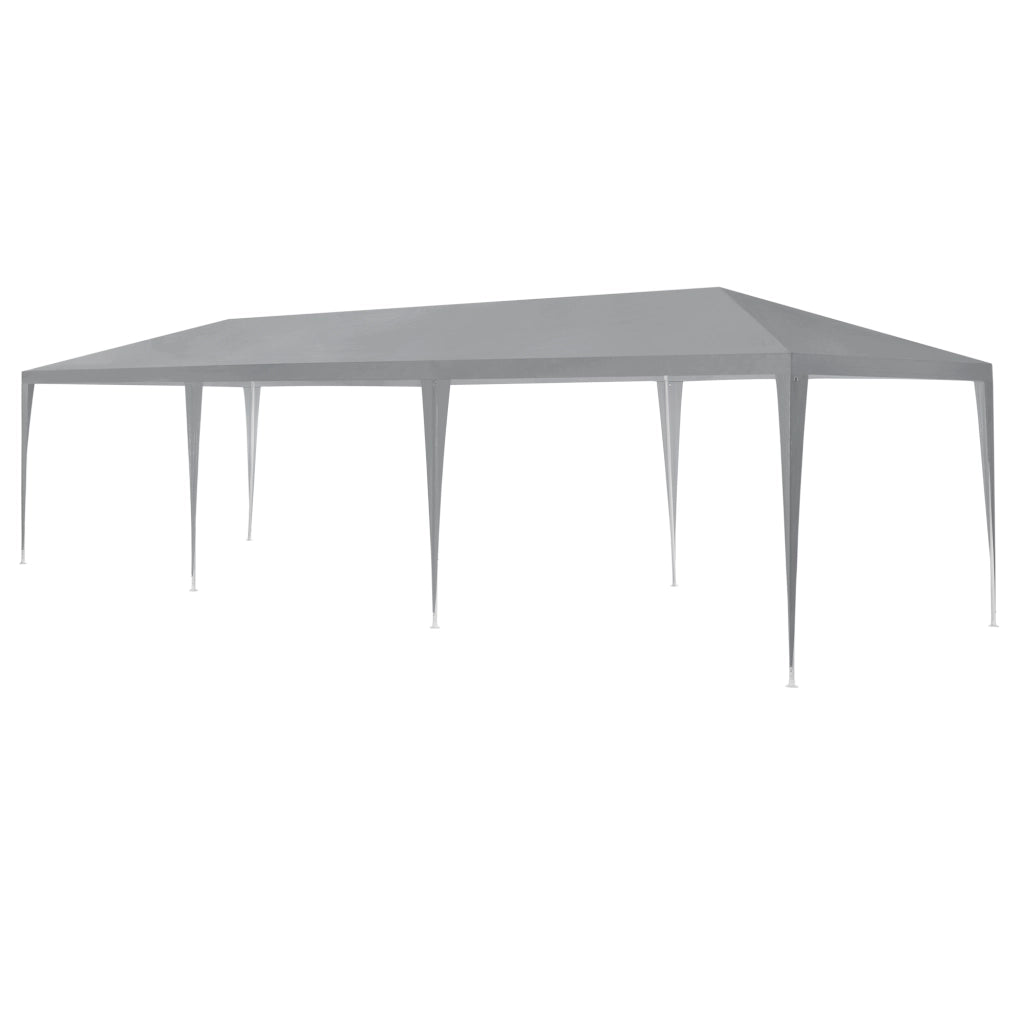 Gazebo per Eventi Wedau con Copertura Impermeabile 900x300x255 cm Grigio Scuro casa.pro