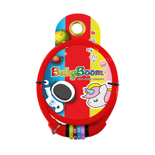 Lucchetto per Bicicletta Antifurto a Combinazione 4 Cifre per Bambini Colore Assortito