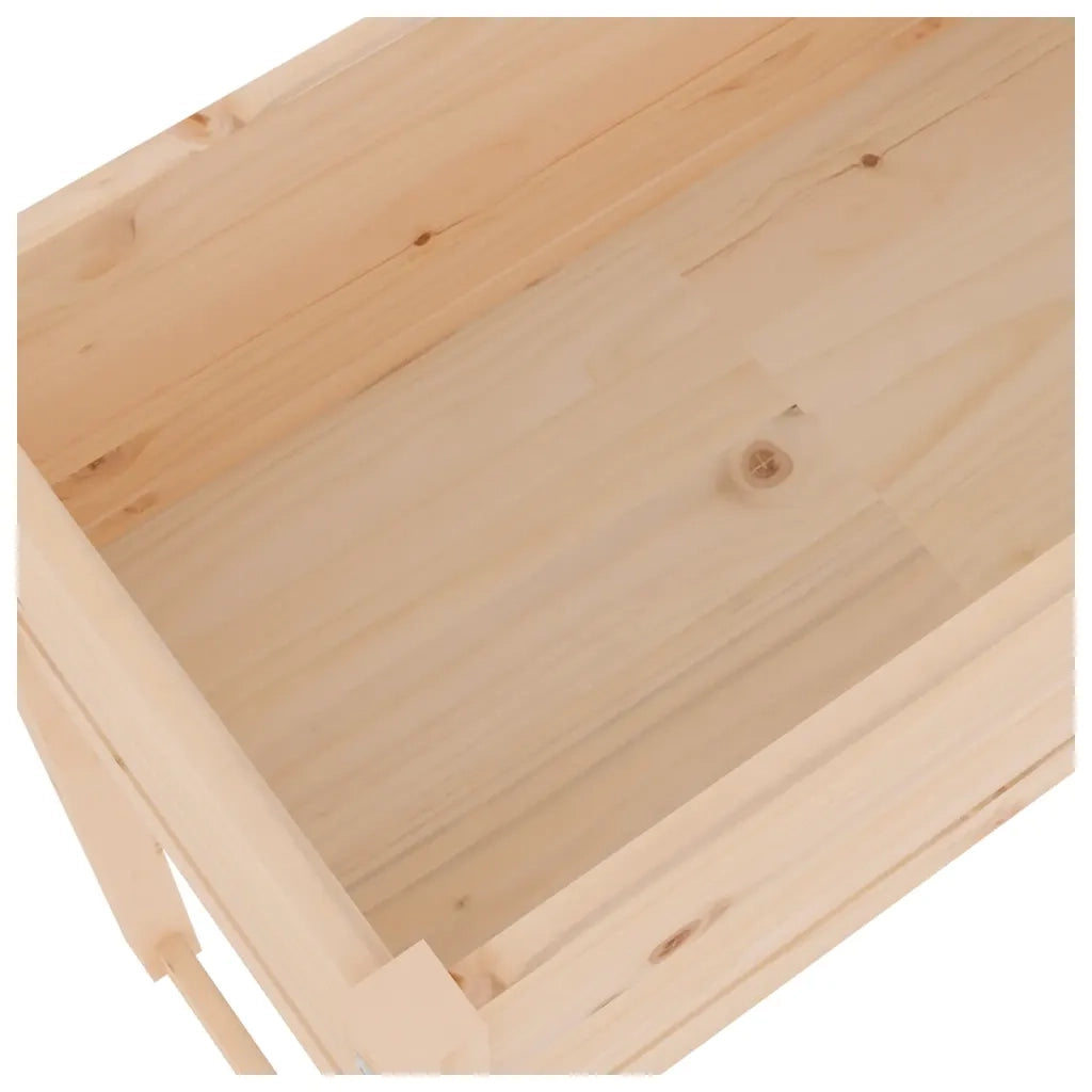 Fioriera 78x40x81 cm in Legno Massello di Pino 822132