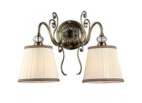 Lampada da parete Elegant in Metallo Vintage Bronzo Antique