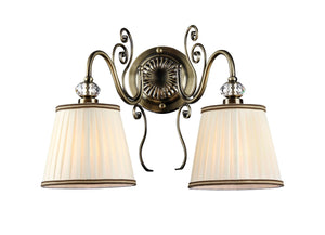 Lampada da parete Elegant in Metallo Vintage Bronzo Antique