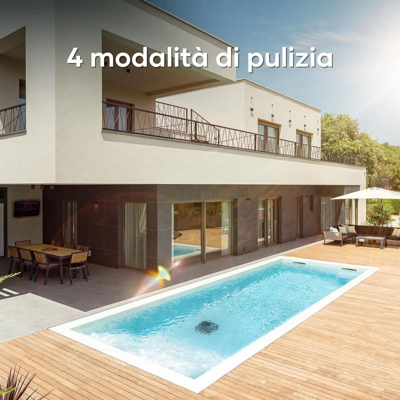 AIPER Scuba S1 Robot Piscina Senza Fili, 4 Modalità, 150 Min di Autonomia, Arrampicata Parete, Navigazione Intelligente 2.0, Fino a 150mq, Nero