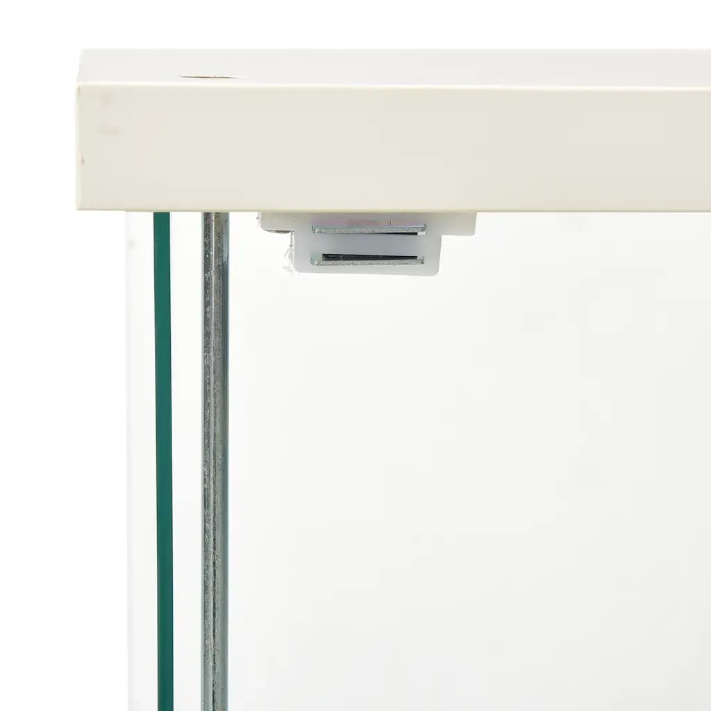 Mobile contenitore dal design moderno dimensioni 42,5 x 36,5 x 86 cm con spazio organizzato e ante in vetro temperato bianco. Codice articolo: 02_0046711.