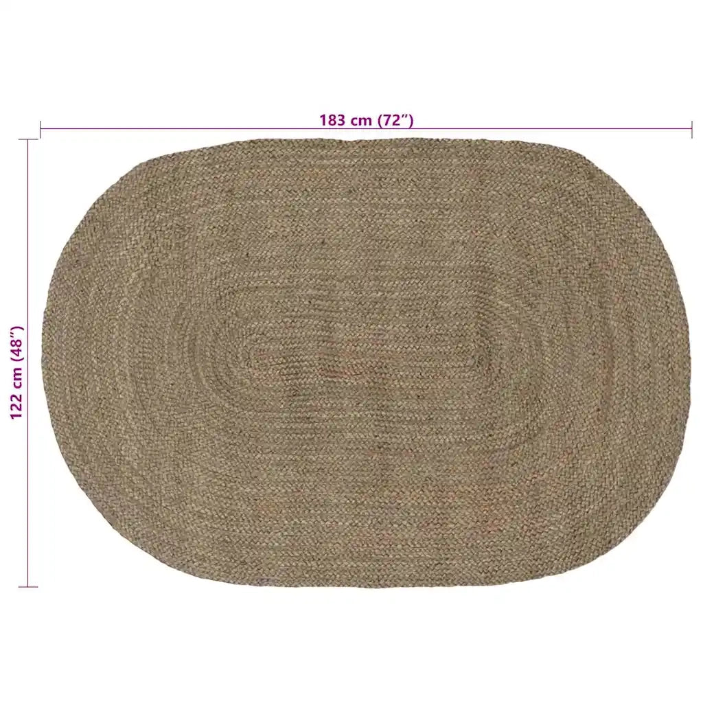 Tappeti per area Grigio 122 x 183 cm Juta 42010639