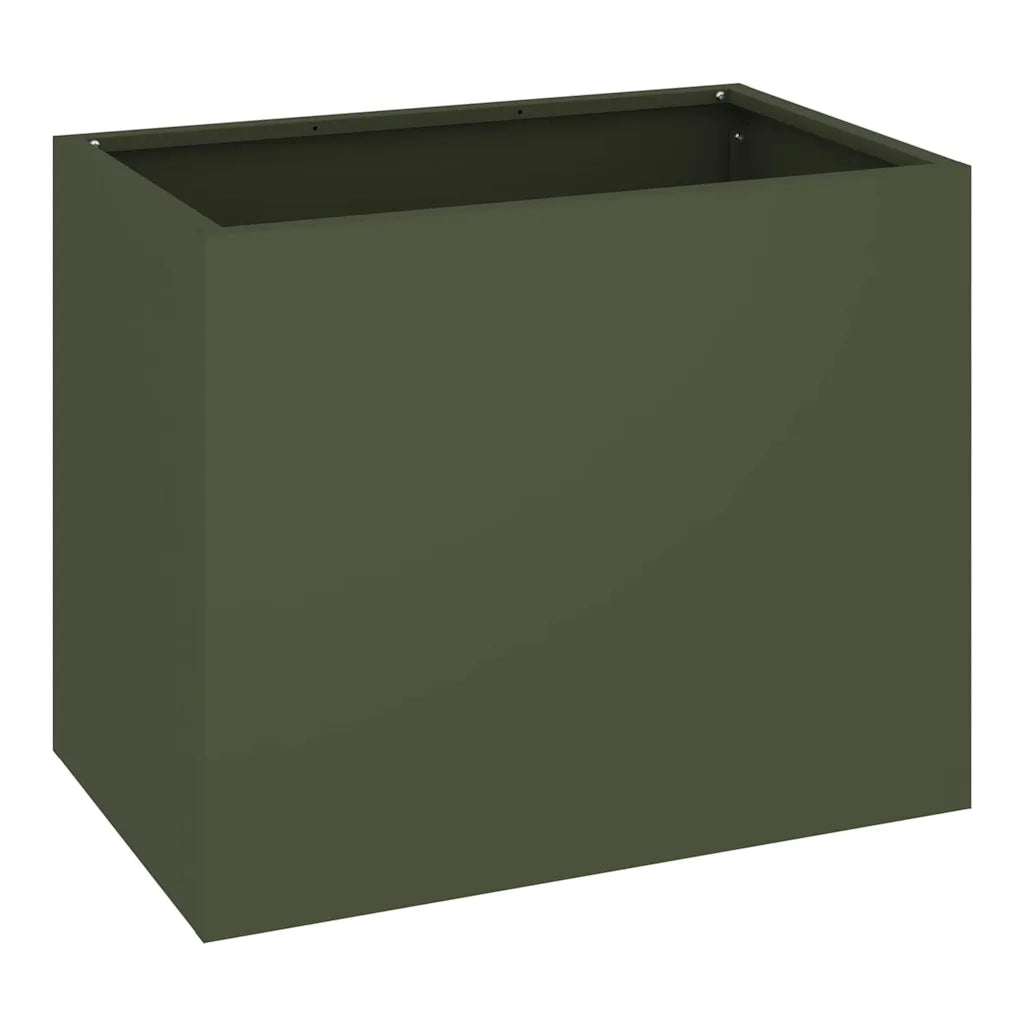 Vaso da giardino Oliver verde 50 x 32 x 40 cm 876353