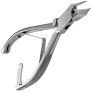 Trade Shop - Taglia Unghie Lama Curva Tronchesina In Acciaio Incarnite Dure Spesse Pedicure -