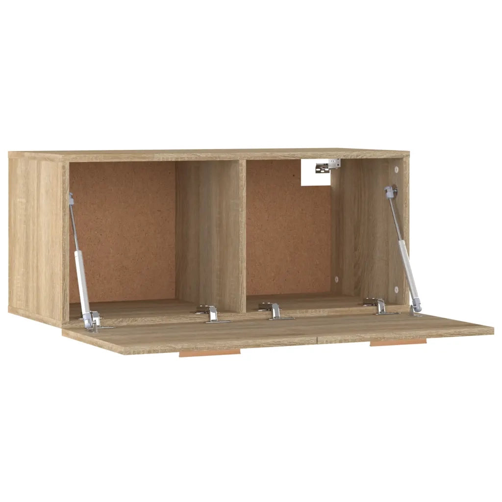 Armadietto a Muro Rovere Sonoma 80x35x36,5 cm Legno Multistrato cod mxl 32888