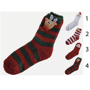 CALZE NATALE MISURE 38/39 4ASS