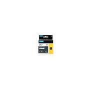 Dymo rhino etichette industriali flessibili in nylon autoadesive | rotolo da 12 mm x 3,5 m | stampa nera su bianco - 18488A