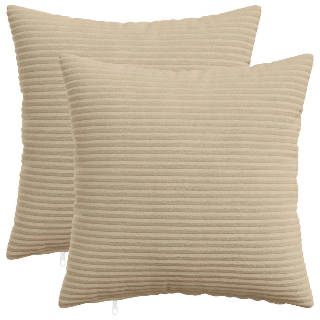 Federa 2 pcs HEERLEN Tortora 35 x 35 cm corduroy 908095