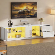 Mobile TV LED - Xylo - 160x40x52cm lucido per 65"