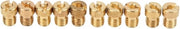 Kit di Spruzzatori per Carburatori 10pz - 5mm - Oro - Metallo di Alta Qualità - Lunga Durata