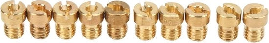 Kit di Spruzzatori per Carburatori 10pz - 5mm - Oro - Metallo di Alta Qualità - Lunga Durata