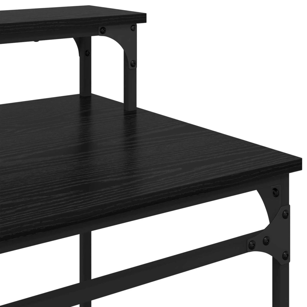 Scrivania Rovere Nero 80 x 50 x 90 cm Legno multistrato 881281