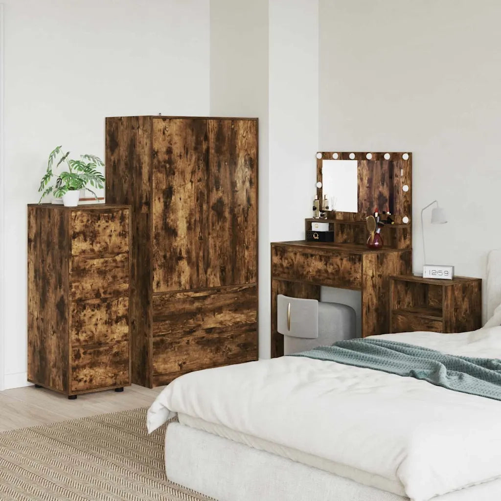 Armadio Rovere fumé 40 x 48 x 105 cm Legno multistrato
