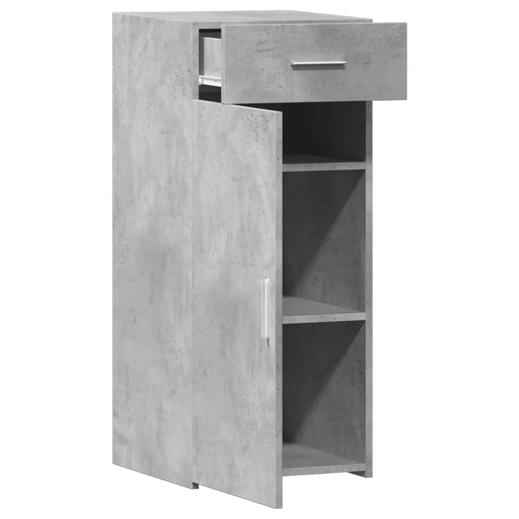 Credenza Grigio Cemento 40x42,5x93 cm in Legno Multistrato 846281